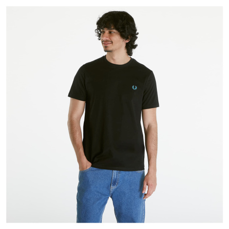 Tričko FRED PERRY Print T-shirt Black