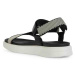 Geox XAND 2S Dámske sandále, čierna, veľkosť