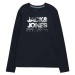 Jack & Jones Junior Tričko 'JJLuke'  námornícka modrá / sivá / smaragdová / biela