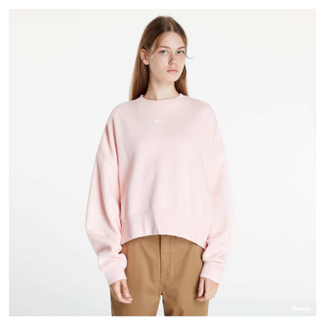 Mikina Nike Sportswear Collection Essentials Women's Oversized Fleece Crew Sweatshirt Pink