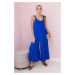 Webbing jumpsuit with wide legs cornflower blue