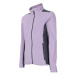 Dámska turistická flisová mikina so zipsom 4F WOMENS FLEECE PLD014-52S-LIGHT VIOLET