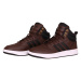 Pánske členkové zimné topánky ADIDAS Hoops 3.0 Mid WTR brown core black gold matt