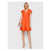 TWINSET Každodenné šaty 221TT2131 Oranžová Loose Fit