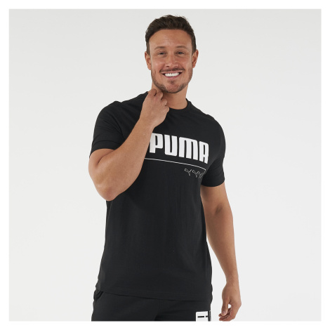 Pánske tričko na cvičenie čierne Puma