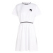 Šaty Karl Lagerfeld Ikonik 2.0 T-Shirt Dress White