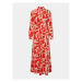 ONLY Košeľové šaty Helena 15315463 Červená Loose Fit