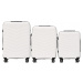 BIELA SÚPRAVA TROCH KUFROV PHINX PHX01-3, SET OF 3 WINGS POLIPROPYLEN SUITCASES L,M,S WHITE