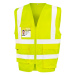 Result Unisex ťažká bezpečnostná vesta R477X Fluorescent Yellow