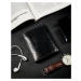 Klasická pánska vertikálna peňaženka z prírodnej kože s technológiou RFID - Rovicky