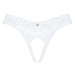 Tanga Obsessive Heavenlly crotchless thong Farba: Biela