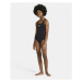 Dievčenské plavecké jednodielne plavky NIKE SWIM RACERBACK ONE PIECE BLACK