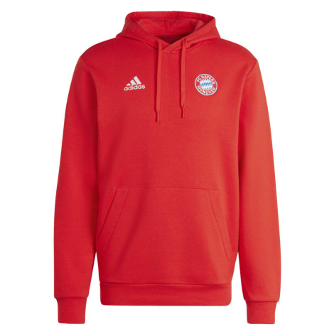 Bayern Mníchov pánska mikina s kapucňou DNA Club red Adidas