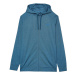 Pánska tréningová mikina so zipsom 4F SWEATSHIRT FNK-WAW24TFSWM404-46M-TEAL MELANGE