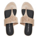 Calvin Klein Jeans Žabky Flat Sandal Slide Toepost Mg Met YW0YW01342 Ružová
