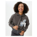 Koton Hooded Sweatshirt with Back and Front Applique Detail