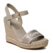 Tommy Hilfiger Espadrilky Seasonal Webbing Wedge FW0FW07088 Béžová