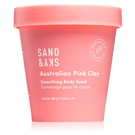 Sand & Sky Australian Pink Clay Smoothing Body Sand rozjasňujúci telový peeling