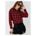 Koton Women's Red Plaid Shirt