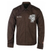 bunda pánska HUF x THRASHER - Field Crew - chocolate - jk00384-choco