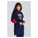 ŠATY GANT D1. CREST SHIELD HOODIE DRESS CLASSIC BLUE