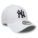 New Era 9FORTY MLB NEW YORK YANKEES Klubová šiltovka, biela, veľkosť