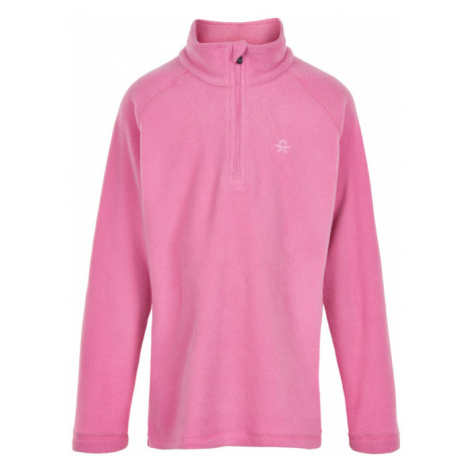 COLOR KIDS-Fleece pulli, Solid-Fuchsia Pink Ružová