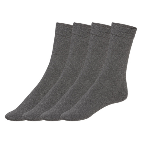 esmara® Dámske ponožky, 4 páry (tmavosivá)