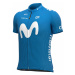 ALÉ Cyklistický dres s krátkym rukávom - MOVISTAR 2021 PRIME - svetlo modrá