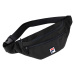 Fila  Bissau Coated Canvas Double Zipper Waist Bag  Športové tašky Čierna