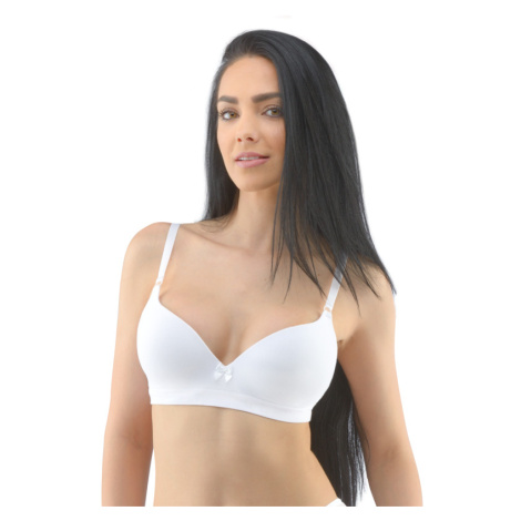 Biele vystužené a polovystužené podprsenky
