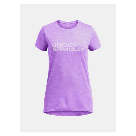 Under Armour Girls' T-shirt UA G TECH TWIST WDMK LOGO SS - Girls