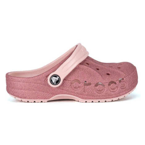 Crocs Šľapky BAYA GLITTER CLOG KIDS 207015-6SR Ružová