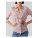 Vero Moda Košeľa Bumpy 10275283 Ružová Regular Fit