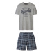 LIVERGY® Pánske krátke pyžamo (sivá)
