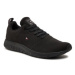 Tommy Hilfiger Sneakersy Corporate Knit Rib Runner FM0FM02838 Čierna