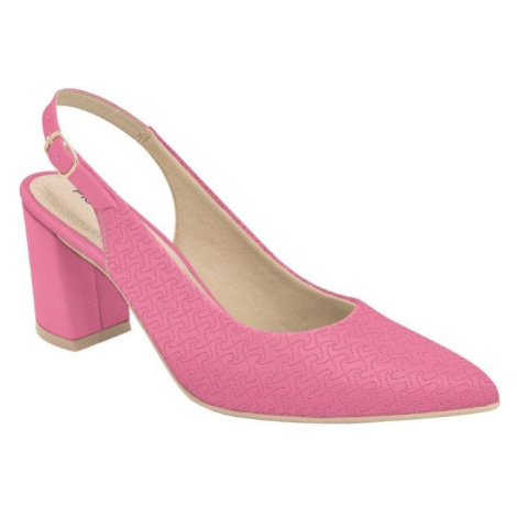 Piccadilly 745145-17 Dámske sandále na podpätku ružové