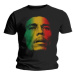 Bob Marley tričko Face Čierna