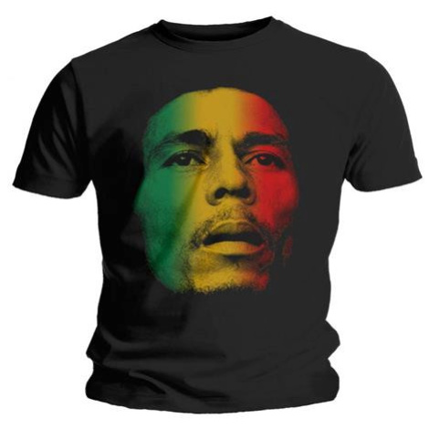 Bob Marley tričko Face Čierna