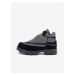 Grey-Black Men's Leather Shoes Diesel - Men's