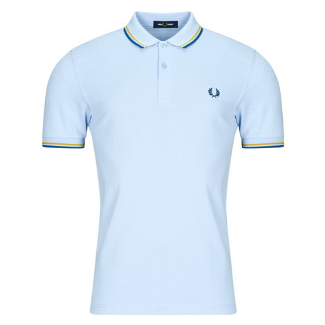 Fred Perry  TWIN TIPPED  Polokošele s krátkym rukávom Modrá