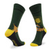 Jack&Jones Súprava 5 párov vysokých ponožiek unisex Jacwave Skull Sock 12205322 r.OS Tmavomodrá