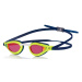 AQUA SPEED Unisex's Swimming Goggles Rapid Mirror Yellow/Navy Blue Pattern 30