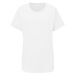 Mantis Voľné dámske tričko s krátkym rukávom - Biela