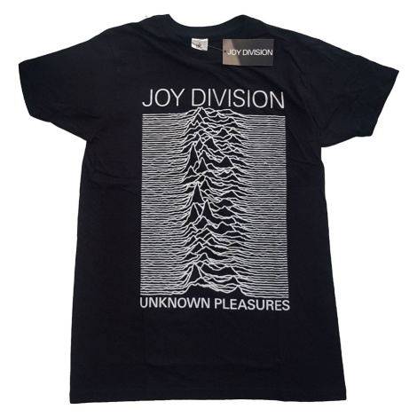 Joy Division tričko Unknown Pleasures White On Black Čierna