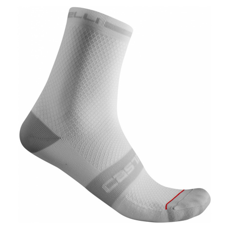 CASTELLI Cyklistické ponožky klasické - SUPERLEGGERA T 12 - čierna/šedá