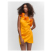 MANGO Kokteilové šaty 'Honey'  oranžová