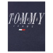 Tmavomodré dámske tričko s potlačou Tommy Jeans