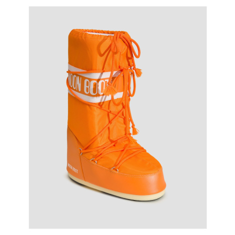 Detské Snehové Topánky Moon Boot Icon Nylon Oranžové