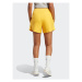 Adidas Športové kraťasy Lounge Terry Loop Shorts HZ1603 Žltá Loose Fit